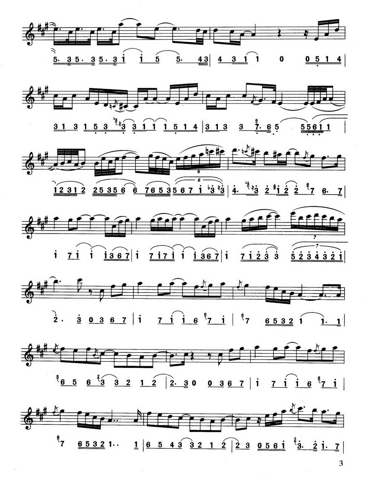 回家薩克斯譜_對(duì)照版_3 回家薩克斯譜_對(duì)照版_3